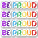 Search for diversity and equality stickers Rainbow flag