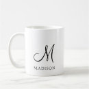 Search for script monogram mugs Modern