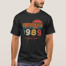 Search for vintage 1989 tshirts Birthday