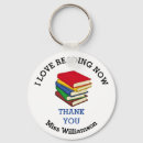 Search for book lovers key rings Teacher appreciation