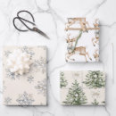 Search for reindeer wrapping paper Silver