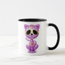 Search for sugar skull cat mugs Kitten
