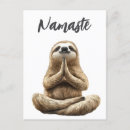 Search for namaste postcards Sloth
