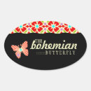 Search for bohemian style stickers Butterfly