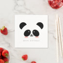 Search for panda napkins Birthday