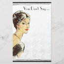 Search for antique stationery paper Illustration