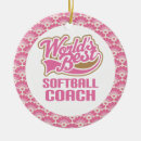 Search for cute softball christmas tree decorations For her