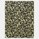 Search for shiny metallic gold blankets Abstract