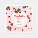 Search for red berries napkins Strawberries