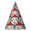Search for santa claus paper party hats Illustration