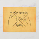 Search for together postcards Hands