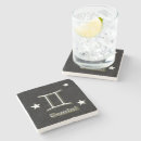 Search for astrological sandstone coasters Illustration