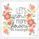 Search for friendship flower stickers Garden