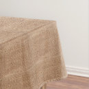 Search for burlap tablecloths Brown