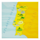 Search for retro map posters Blue