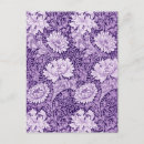 Search for purple flower pattern postcards Floral