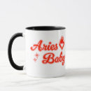 Search for birthday zodiac mugs Aries