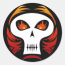 Search for flaming skulls stickers Skeleton