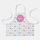 Search for kids monogrammed aprons Girl
