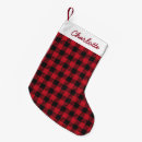 Search for lettering christmas stockings Buffalo check