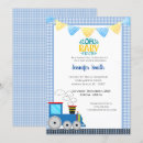 Search for boys train baby shower invitations Mother to be