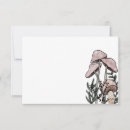 Search for mushrooms thank you cards Red