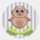 Search for girly owl stickers Cartoon