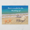 Search for starfish wedding invitations Sand