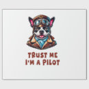 Search for pilot wrapping paper Funny