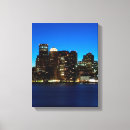 Search for boston skyline canvas prints Reflection