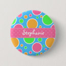 Search for orange polka dot badges Pink