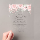 Search for pink and silver sweet 16 invitations Floral