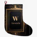 Search for art deco christmas stockings Gold