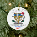 Search for funny jewish christmas tree decorations Cute