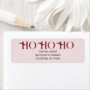 Search for ho ho ho return address labels Vintage