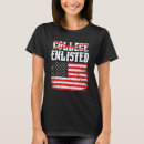 Search for enlisted tshirts College
