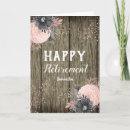 Search for floral retirement cards Party