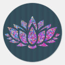 Search for teal flower stickers Meditation