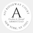 Search for monogram floral return address labels Elegant