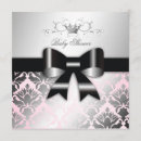 Search for luxury baby shower invitations Silver