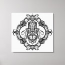 Search for hamsa canvas prints Mandala