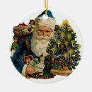 Search for victorian santa claus christmas tree decorations Retro