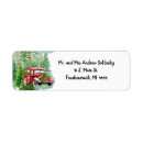 Search for car return address labels Vintage