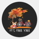 Search for autumn dog stickers Fall leaves