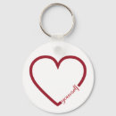 Search for self esteem key rings Heart