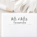 Search for mr mrs return address labels Minimalist