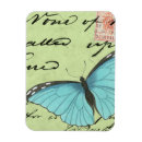 Search for blue butterfly rectangular magnets Insect