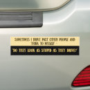 Search for offensive bumper stickers Humor