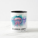 Search for jellyfish mugs Watercolor