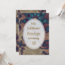 Search for teal gold 50th birthday invitations Fifty and fabulous